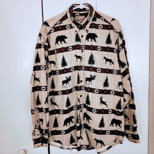 Woolrich Rustic Patterned Shirt